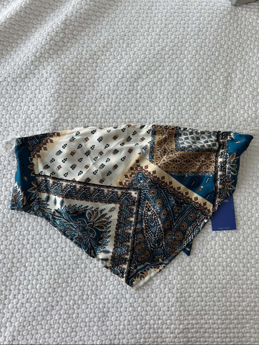 Floerns Bandana Strapless Top